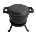 King Hoff KOCIOŁEK ŻELIWNY MYŚLIWSKI 5.0L Z PATELNIĄ GRILL 2 W 1 KINGHOFF KH-1732 King Hoff KOCIOŁEK ŻELIWNY MYŚLIWSKI 5.0L Z PATELNIĄ GRILL 2 W 1 KINGHOFF KH-1732