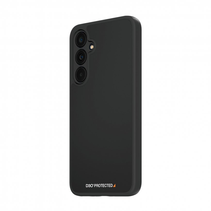 PanzerGlass HardCase with D3O Samsung New A34 5G Black mobiliojo telefono dėklas Permatomas