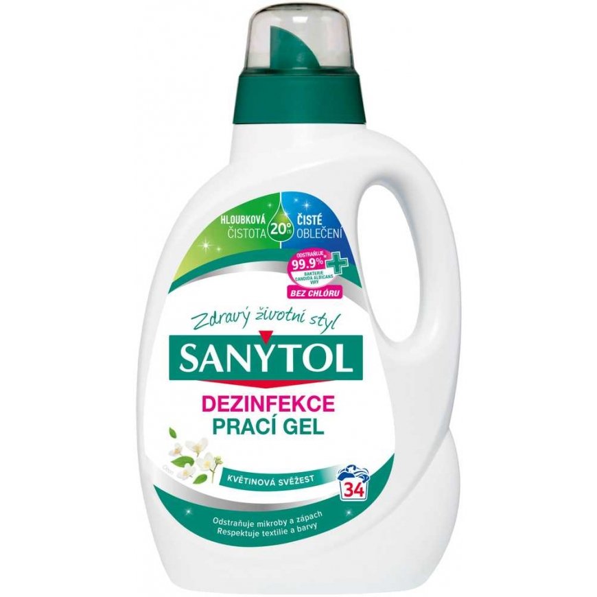 Sanytol disinfectant washing gel floral scent
