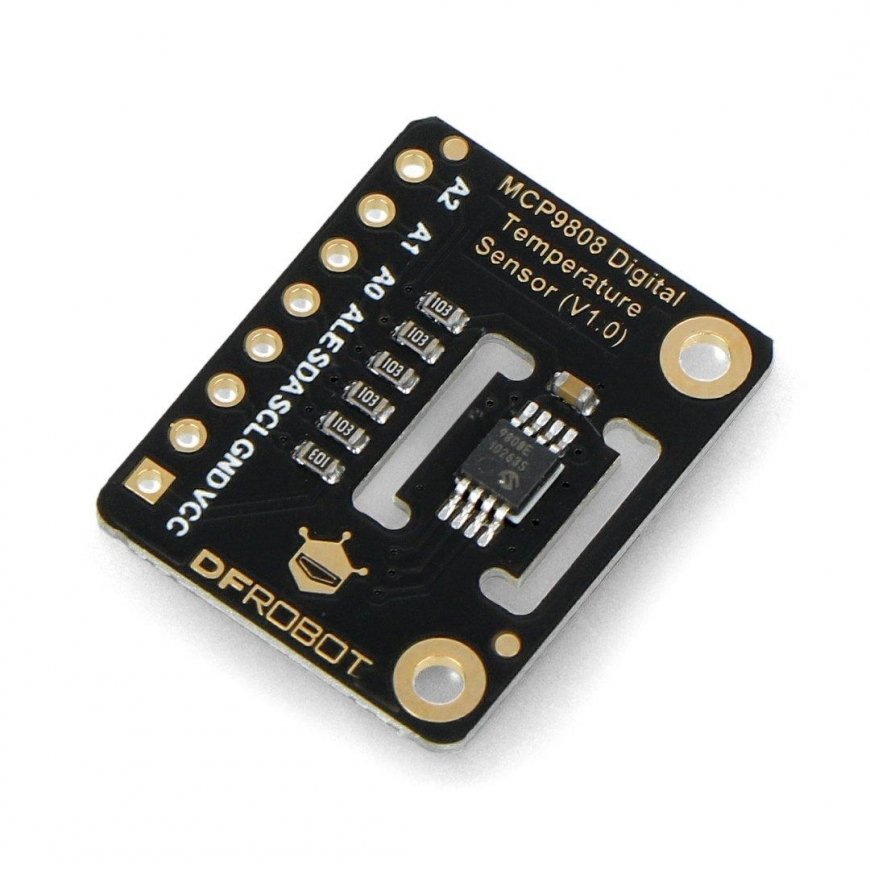 Fermion - High Precision Digital Temperature Sensor - MCP9808 - I2C - DFRobot SEN0435