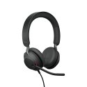 Jabra Evolve2 40 SE Laisvų rankų įranga Vielinis Su lankeliu Skambučiai / muzika C tipo USB Juoda Jabra Evolve2 40 SE Laisvų rankų įranga Vielinis Su lankeliu Skambučiai / muzika C tipo USB Juoda