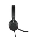 Jabra Evolve2 40 SE Austiņas Vadu Zvani / mūzika USB Veids-C Melns Jabra Evolve2 40 SE Austiņas Vadu Zvani / mūzika USB Veids-C Melns