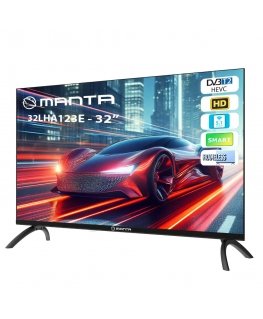 Manta 32LHA123E televizorius 81,3 cm (32") HD Smart TV „Wi-Fi“ Juoda 180 cd/m²