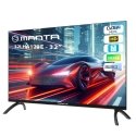 Manta 32LHA123E televizors 81,3 cm (32") HD Viedtelevizors Wi-Fi Melns 180 cd/m²