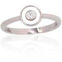 Agat Elegant silver ring with real pearl AGT-R08W