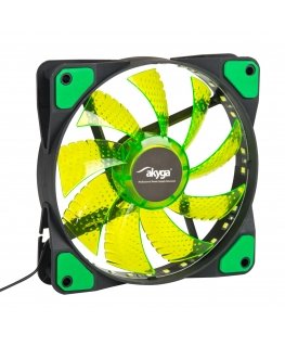 Akyga AW-12E-BG arvuti jahutussüsteem Arvuti korpus Ventilaator 12 cm Must