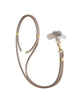 3MK EasyClip hihna Matkapuhelin Nailon, Sinkki Kulta, Taupe
