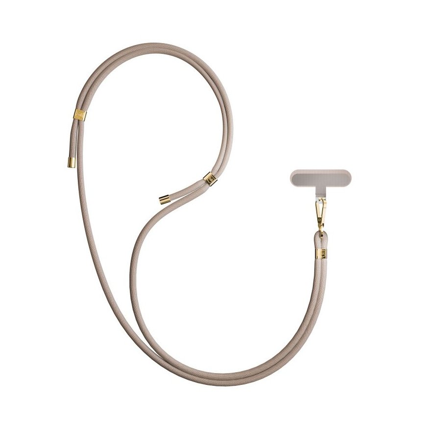 3MK EasyClip hihna Matkapuhelin Nailon, Sinkki Kulta, Taupe – 2