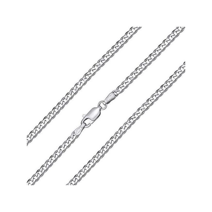 Silvego Men's silver chain Pancer TTT80GDN – 2