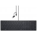 DELL KB525C keyboard Office USB QWERTY Ukrainian Black