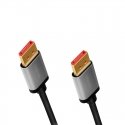 LogiLink CDA0104 DisplayPort cable 1 m Black, Grey