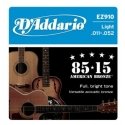 D'Addario EZ910 mūzikas instrumentu stīga Akustisks 6 pcs Tērauds Ģitāra D'Addario EZ910 mūzikas instrumentu stīga Akustisks 6 pcs Tērauds Ģitāra