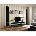 Cama TV stand VIGO NEW 30/180/40 white/black gloss Cama TV stand VIGO NEW 30/180/40 white/black gloss