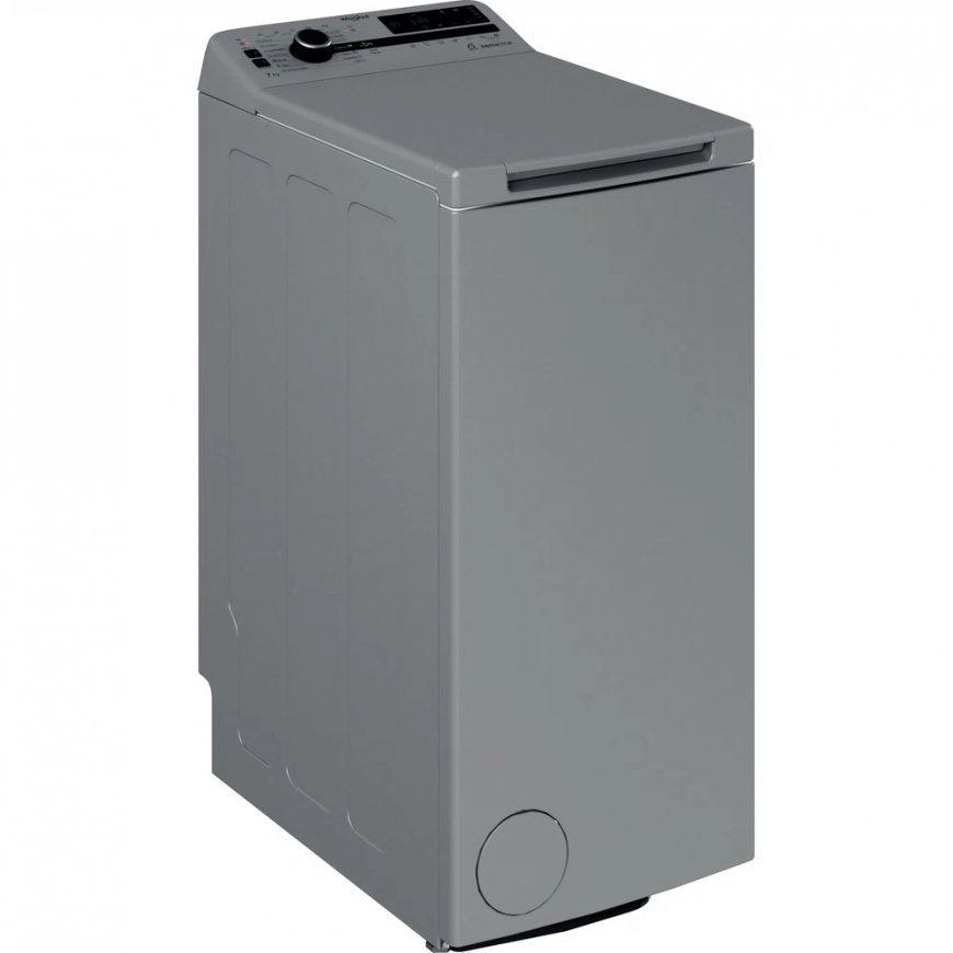 Whirlpool TDLRS 7232BS EU veļasmašīna Ielādēšana no augšas 7 kg 1200 RPM Sudrabs