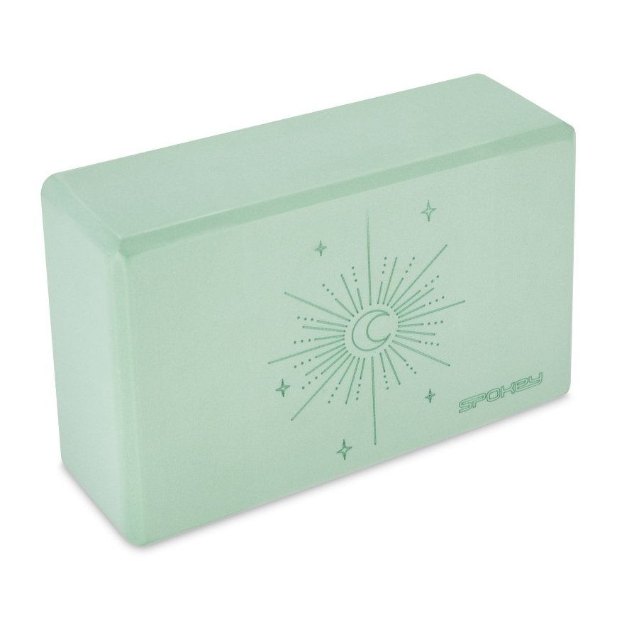 Yoga block SPOKEY ASURA, light green