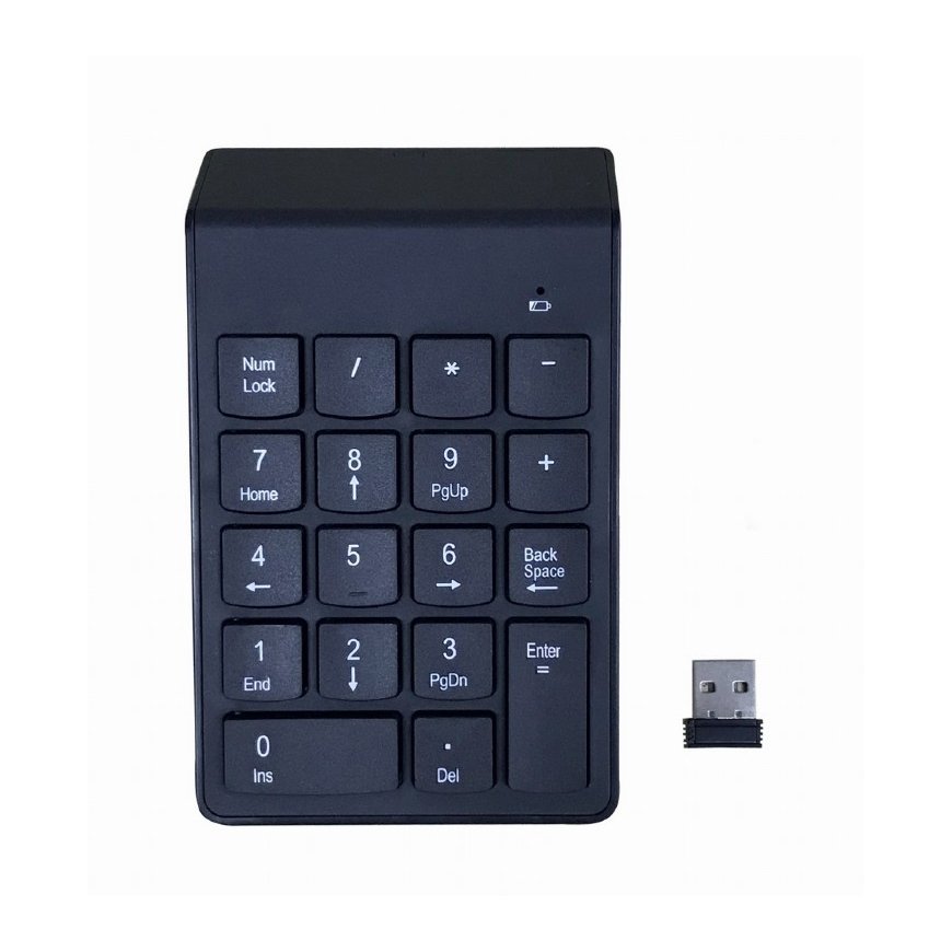 Gembird KPD-W-02 ciparu klaviatūra Piezīmjdators/PC Bluetooth