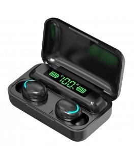 WoW 5C Super-Fit TWS Bluetooth 5.1 Headset with HD Mic LED charg