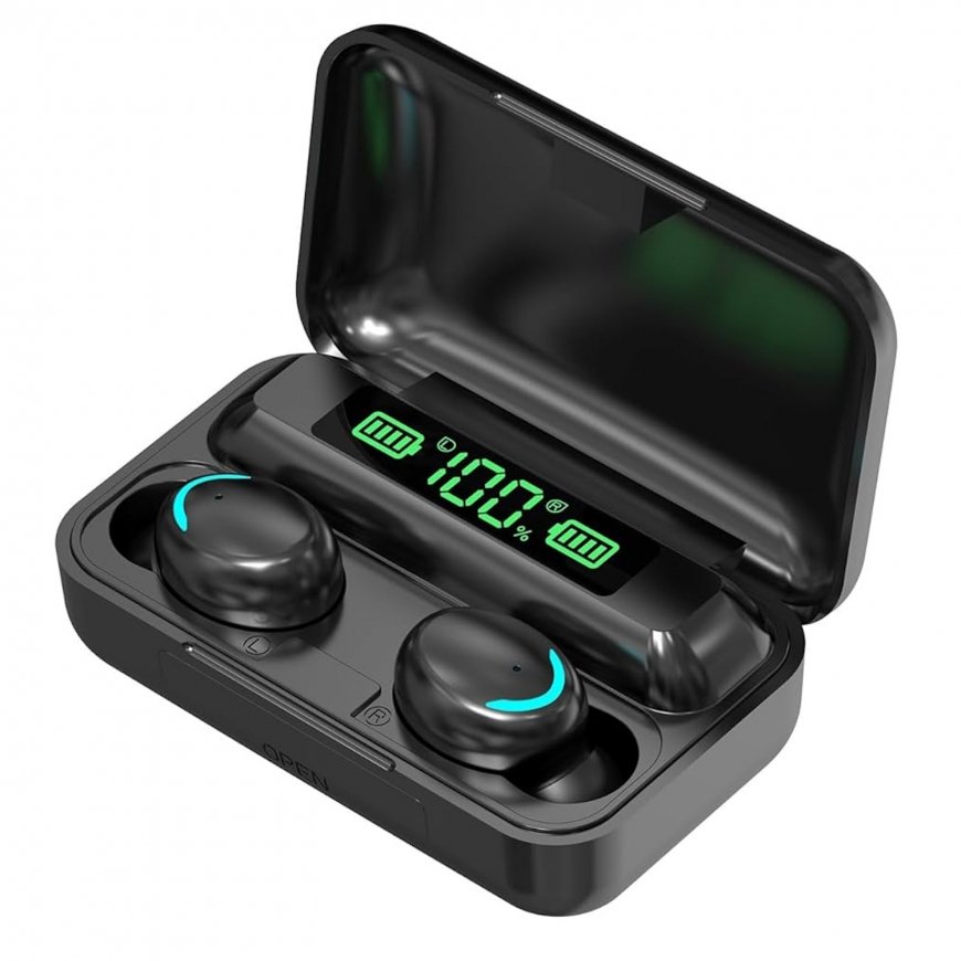 WoW 5C Super-Fit TWS Bluetooth 5.1 austiņas ar HD mikrofona LED