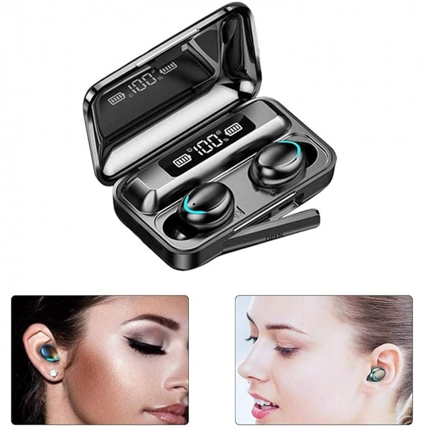 WoW 5C Super-Fit TWS Bluetooth 5.1 Headset with HD Mic LED charg – 5