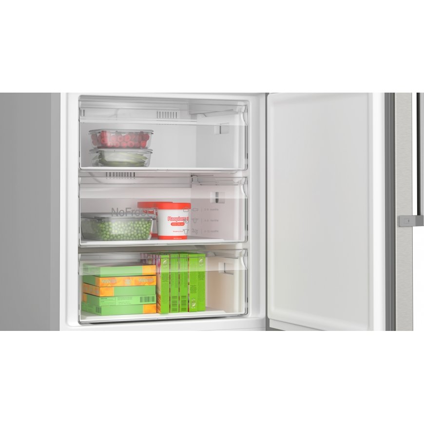 Bosch Serie 6 KGN49AIBT külmik-sügavkülmik Eraldiseisev 440 l B Roostevaba teras – 5