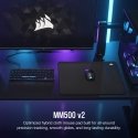 Corsair MM500 v2 Žaidimo pelės padėkliukas Juoda Corsair MM500 v2 Žaidimo pelės padėkliukas Juoda