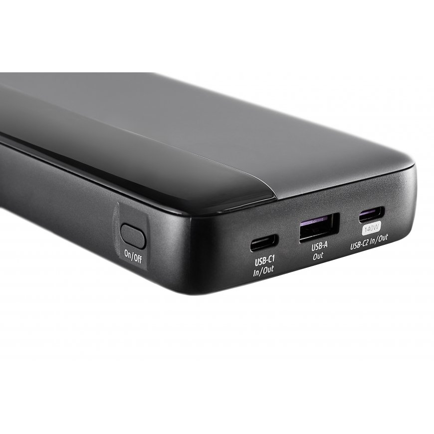Intenso 7350060 akupank Liitiumioon (Li-Ion) 25000 mAh Must, Hall – 2