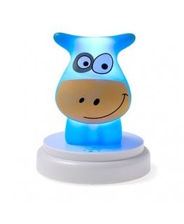 Alecto Naughty Cow детский ночник Синий, Белый LED