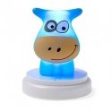 Alecto Naughty Cow naktinė lempa kūdikiams Mėlyna, Balta LED Alecto Naughty Cow naktinė lempa kūdikiams Mėlyna, Balta LED