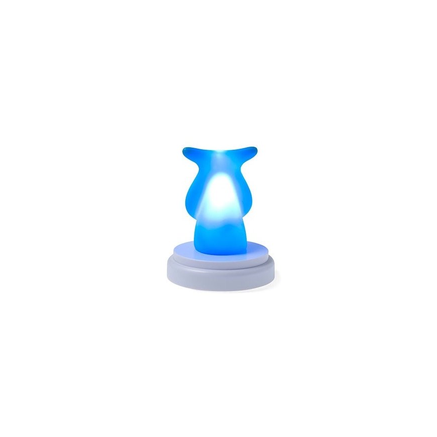 Alecto Naughty Cow öölamp beebile Sinine, Valge LED – 2