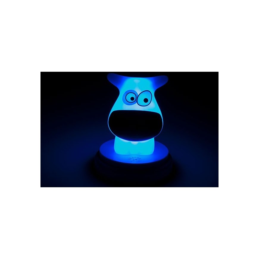 Alecto Naughty Cow детский ночник Синий, Белый LED – 4