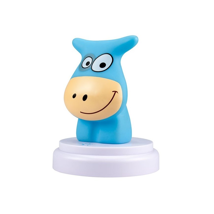 Alecto Naughty Cow bērnu naktslampa Zils, Balts LED – 5