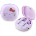 Słuchawki TWS Hello Kitty O Glossy Finish fioletowy Słuchawki TWS Hello Kitty O Glossy Finish fioletowy
