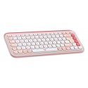Logitech 920-013073 tastatūra Universāls Bluetooth sistēma QWERTY US International Rozā, Balts Logitech 920-013073 tastatūra Universāls Bluetooth sistēma QWERTY US International Rozā, Balts