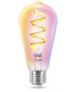 WiZ Filamentinė skaidri lemputė, 40 W ST64 E27