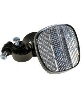 Herrmans front reflector, clear, for handlebar bracket