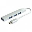 USB-C hub DELTACOIMP USB 3.1, BC 1.2, 100W, 2xUSB-A, 2xUSB-C, black / USBC-HUB105 USB-C hub DELTACOIMP USB 3.1, BC 1.2, 100W, 2xUSB-A, 2xUSB-C, black / USBC-HUB105