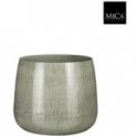 Flowerpot Mica Benson 1071766 metal Ø 12 cm gray Flowerpot Mica Benson 1071766 metal Ø 12 cm gray