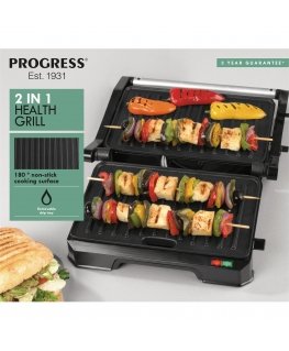 Progress EK5854PVDE 2-in-1 Health Grill