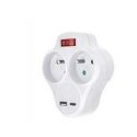 Solight P100USBC-keskitin USB A+C -laturilla 2 x 10A Solight P100USBC-keskitin USB A+C -laturilla 2 x 10A
