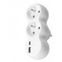 Solight P100USBC šakotuvas su USB A+C įkrovikliu 2 x 10A Solight P100USBC šakotuvas su USB A+C įkrovikliu 2 x 10A