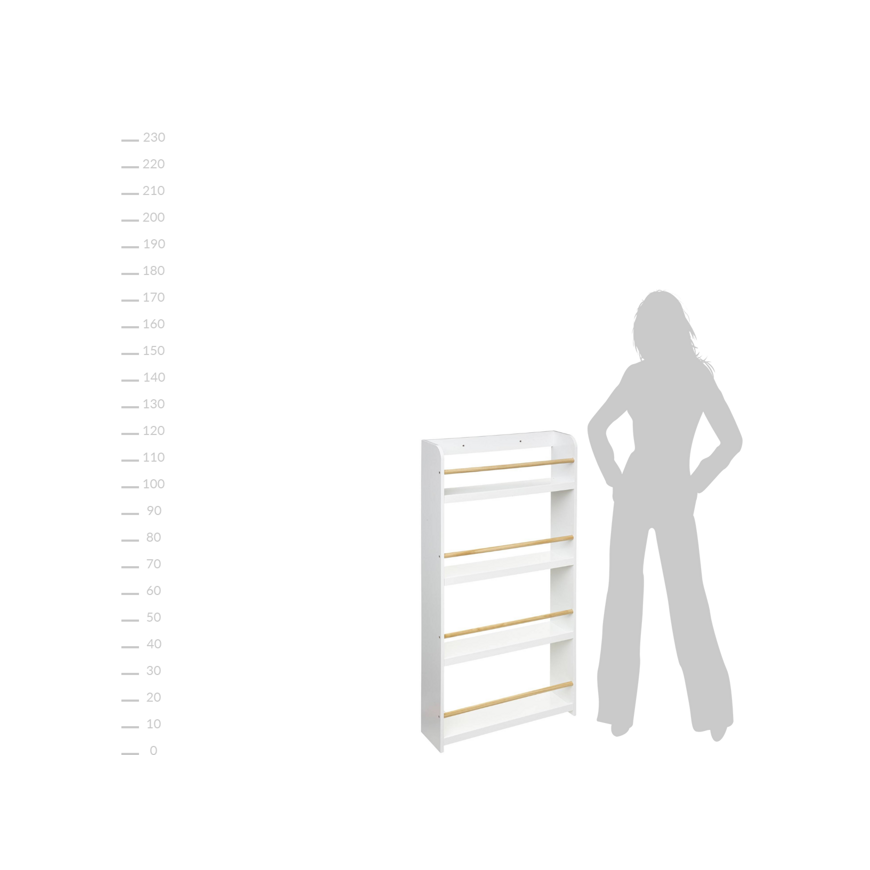 Atmosphera Children's bookcase, 4 levels, 55 x 15 x 112 cm – 4