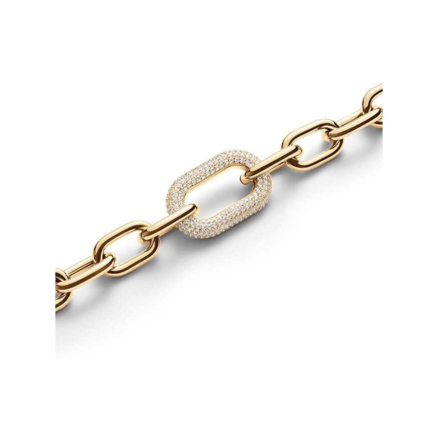 Daniel Wellington Luxury Gold Plated Crystal Necklace Crystal Link DW00400589 – 3