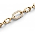 Daniel Wellington Luxury Gold Plated Crystal Necklace Crystal Link DW00400589 Daniel Wellington Luxury Gold Plated Crystal Necklace Crystal Link DW00400589