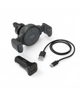 Hama FC10 Flex-Set Nutitelefon Söehall Sigaretisüütaja Traadita laadimine Kiirlaadimine Automaatne