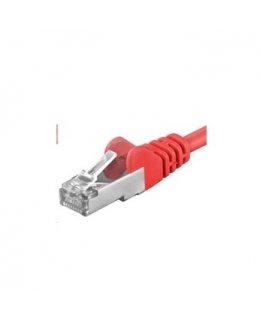 PremiumCord PREMIUMCORD Patch cable CAT6a S-FTP, RJ45-RJ45, AWG 26/7 10m red