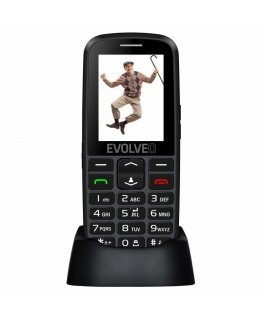 Evolveo EasyPhone EG 6,1 cm (2.4") 105 g Melns Gados vecāku cilvēku tālrunis