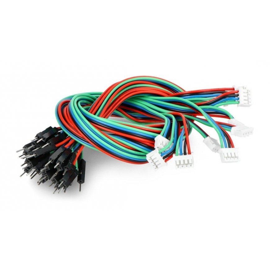 Gravity - I2C/UART connection cable set - 4-pin plug PH2.0 - 30cm - 10 pcs - DFRobot FIT0898 – 2