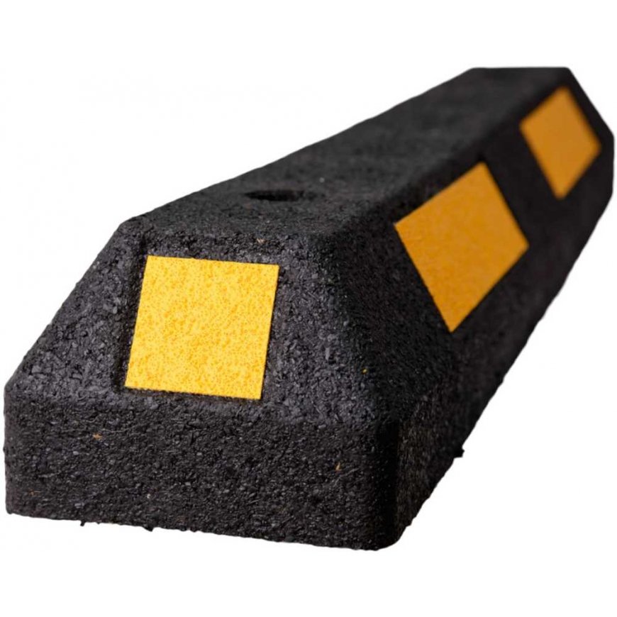 Pro-Line Rubber parking separator with reflective tape, 840x105x150 mm – 2