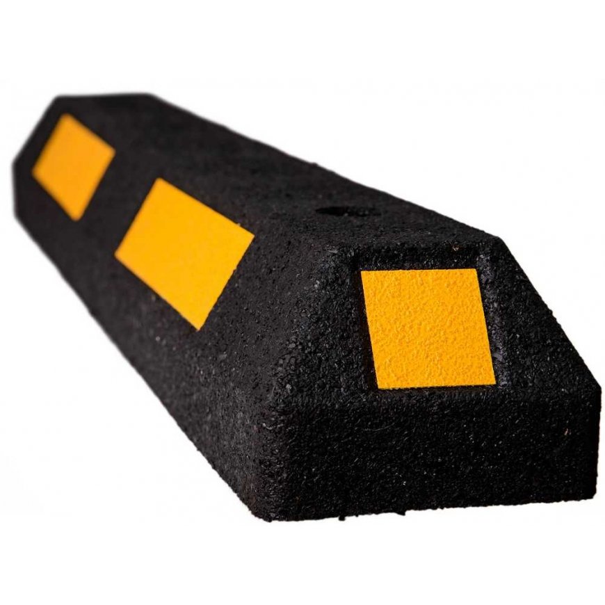 Pro-Line Rubber parking separator with reflective tape, 840x105x150 mm – 3