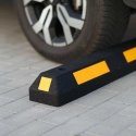 Pro-Line Rubber parking separator with reflective tape, 840x105x150 mm Pro-Line Rubber parking separator with reflective tape, 840x105x150 mm